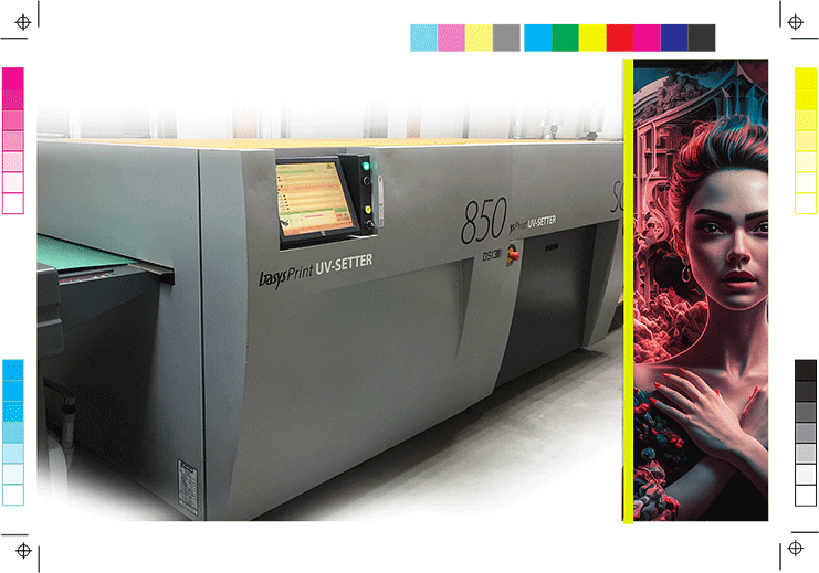 Basys Print UV Setter 850x Baskı Öncesi Kalıp Pozlama Makinesi 