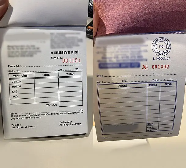 Veresiye Fişi Defteri Baskı